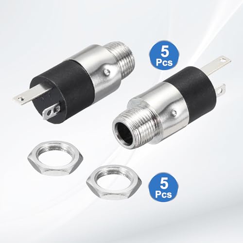 MECCANIXITY 5 Pzs 3.5mm 3 Pines TRS Stereo Audio Socket miniatura 3