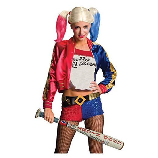 Rubie's - Bate de béisbol inflable, accesorio disfraz oficial de Harley Quinn, Suicide Squad (DC Comics)