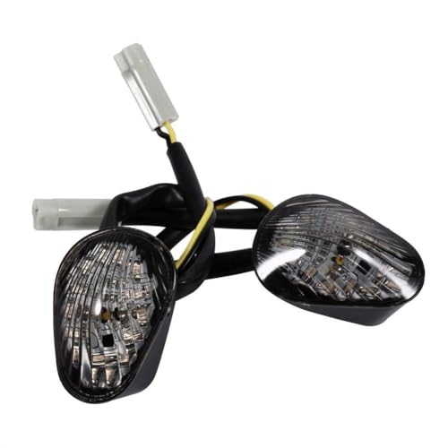 Unifizz 2 indicadores LED ámbar de montaje empotrado LED intermitentes para Ya-ma-ha Y-Z-F R1 R6 R6S