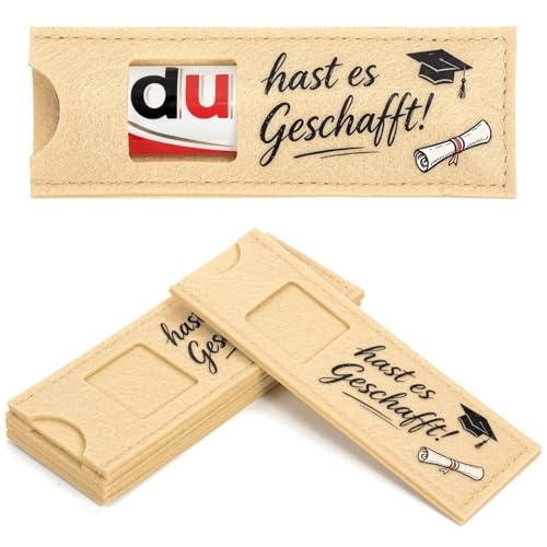 kleine Weihnachtsgeschenke, Weihnachten Hülle Filz Geschenk für Schokolade Verpackung, Weihnachtsgeschenke Kleinigkeiten für Kollegen Team Mitarbeiter Erzieherin Freunde Familie