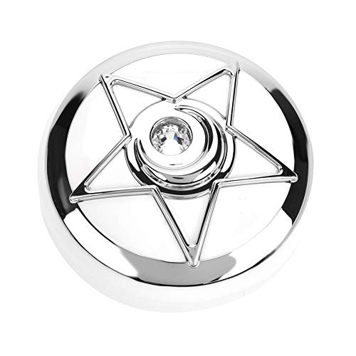 YUYTE Lenti a Scatola Portatile, Porta Lenti a a Forma Pentagramma, Contenitore per kit per la cura degli occhi, con Specchio Pinzetta Bastone e Bottiglia di soluzione portatile (01)