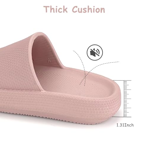 Cubufly Cloud Slides for Kids丨Boys Girls Shower Slippers Slip on Sandals丨Non-Slip Open Toe Pillow Slippers Sandals丨Quick Drying Summer Beach Pool Shoes by Cubufly - Used condition - Image 3