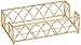 Boston International BID98 Arch Design Guest Towel Napkin Holder Caddy, 9 x 5.25-Inches, Gold Leaf