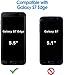 LeYi Compatible with Funda Samsung Galaxy S7 Edge Silicona Purpurina Carcasa con...
