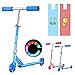 Colmanda Scooter Roller Kinder, Roller für Kinder, Roller mit LED Light Up PU-Rädern, Höhenverstellbare mit KickStänder Kugellager ABEC 7, Kinderscooter für Kinder Jungen Mädchen ab 3-16 Jahre