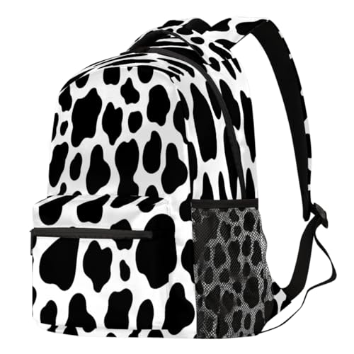 Sac à dos homme et femme motif vache pour organiser vos cours et ordinateur