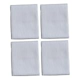 KICHOUSE 4 Piezas Paños de Cocina Antibacterianos Microfibra Trapos Multiusos Absorbentes para Limpieza de Platos y Cristalería Toallas Blancas Suaves y Duraderas