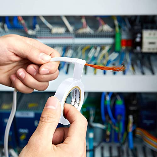 PVC-Isolierband, Dicke 0,13 mm, 25 mm x 25 m. Weiß