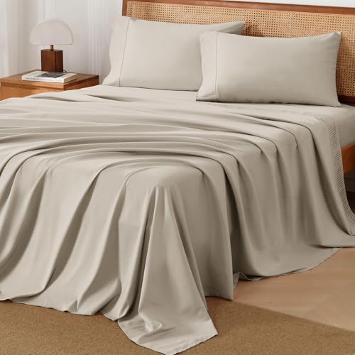 Andency Queen Sheets Set, Oatmeal