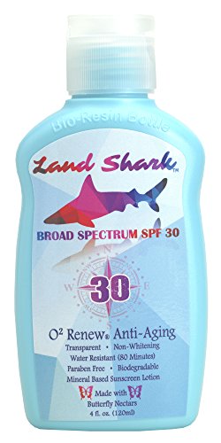 Land Shark Mineral Based Transparent Sunscreen SPF 30+, 4 fl oz
