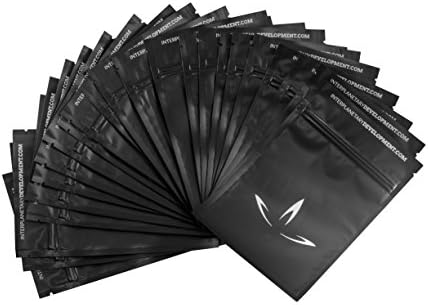 Interplanetary Development  Impulse Sealable Bags | Heavy Duty Zip Bag | Resealable Sealing Strip | Practical | Food Storage | (4x6(25 PCS)