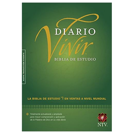 Biblia de estudio del diario vivir NTV (Letra Roja, Tapa dura, Verde) (Spanish Edition)