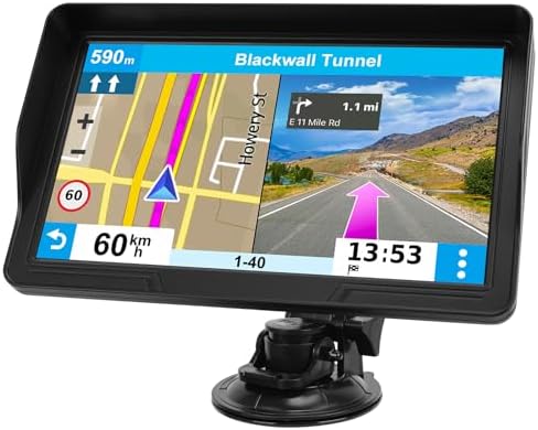 GPS Navigator for Car Truck RV, 9-Inch HD Touchscreen GPS for Car...