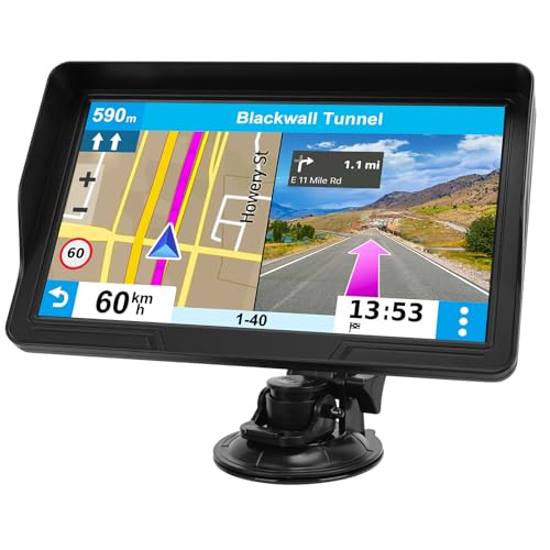 HINYFVOZ 9-inch HD GPS navigator for trucks and RVs