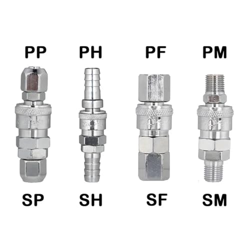 Conector neumático tipo C PH 30 para manguera y compresor de alta presión 4