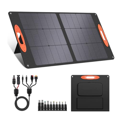 Panneaux solaires d'extérieur 100W pliables avec support - 2