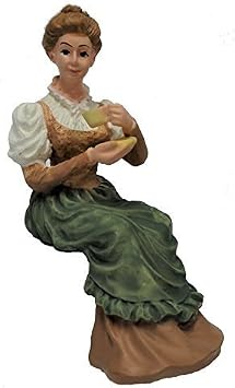 Melody Jane Dolls House Victorian Lady Sitting w Cup of Tea People Resin Figure
