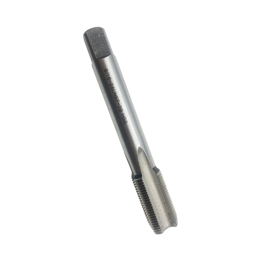 9/16-24 Tap and Die Set RH Right Hand Machine Screw 9/16-24 Threading Tool, 9/16x24 Thread Tap Die Round RH, 9/16"-24 UNEF Tap and Die RH 9/16 x 24 Tap Die Set RH