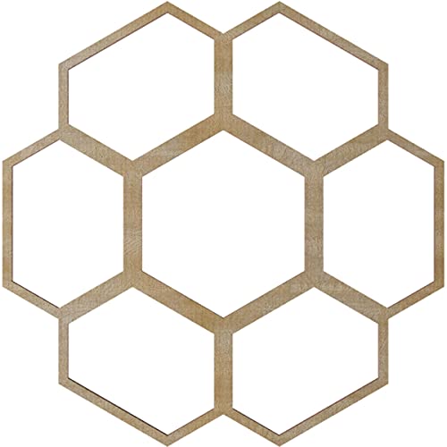 Image of Ekena Millwork 18 inchOD x 6 3 /8 inchID x 3 /8 inchT Florin Wood Fretwork Pierced Ceiling Medallion, Birch
