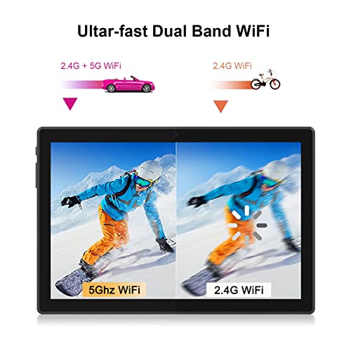 Hoozo Tablet 10 Inch 2023, 5G Wi-Fi, 3Gb Ram, Octa-Core Android 10.0, 13Mp Rear Camera, Supports Microsoft Office Software, Bluetooth, Gps, Hd Ips Screen #TOP1
