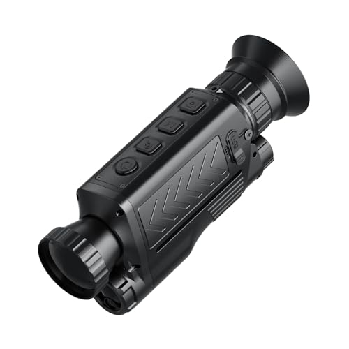 TOPDON Thermal Monocular TS005, 384×288 IR Resolution, 35mm Adjustable Lens Thermal Imaging Monocular, 650yd Laser Measurement, 64GB, 50Hz, for Wildlife Viewing, Outdoor Exploration