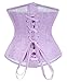 YUNAR Women Cottage Core Fancy Waist Trimmer Cincher Fashion Corset Belt (Purple,XL)