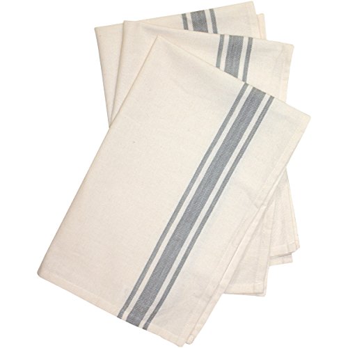 Aunt Martha's Gray Striped Dish Towels, 3 Towels ($4.10 Each) #TOP2