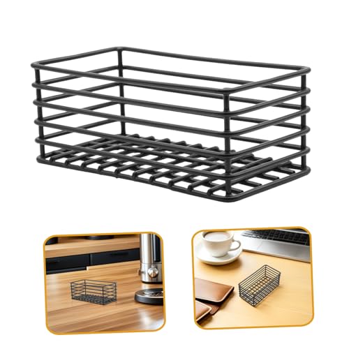 Alasum 2pcs Stackable Metal Storage Rack for Coffee, Sugar, and Snack Organising - Stylish Countertop Holder - Image 7