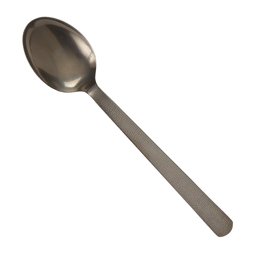 Vintage Black Hammered Solid Spoon by American Metalcraft – Stainless Steel, Black, Model BLHSP