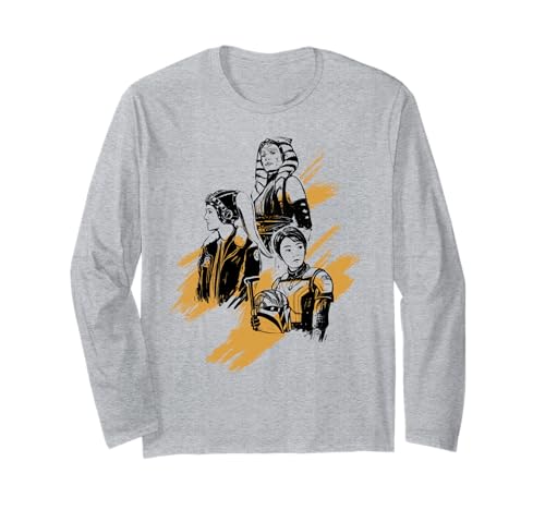 Star Wars Ahsoka Tano Sabine Wren Hera Syndulla Sketch Art Manga Larga