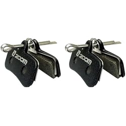 JFOYH Zoom 4-Piston Disc Brake Pads for Zoom HB876 & HB876E, Semi-Metallic Replacement Pads Compatible with Shimano BR-M8120 M7120 M6120 M8020 MT520 MT420, for MTB & eBike