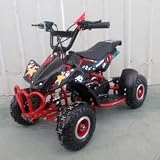 SAMMAR GIFTS 49cc Benzina Bambini Rosso Mini Quad Bike 2 Tempi Benzina Quad ATV Off Road