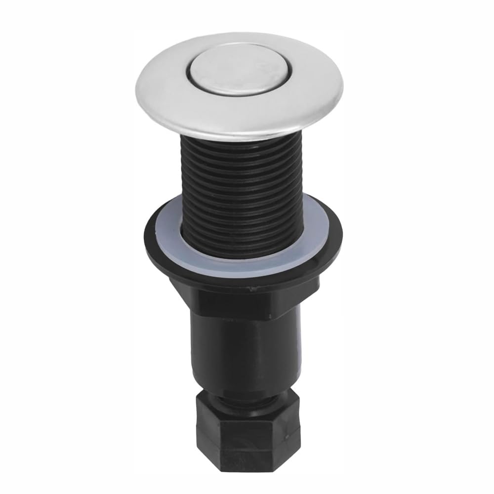 TOP-MAX Air Activated Switch, 25mm Waste Disposal Button, Waterproof Sink Disposer Switches for Food Waste Disposal Units