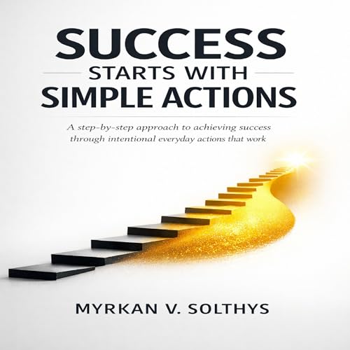 Diseño de la portada del título Success Starts with Simple Actions