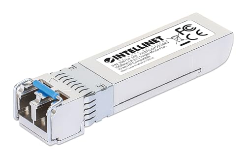 Intellinet Ricetrasmettitore 10 Gigabit Fibra Ottica Lc Duplex Sfp+ Grigio Silver
