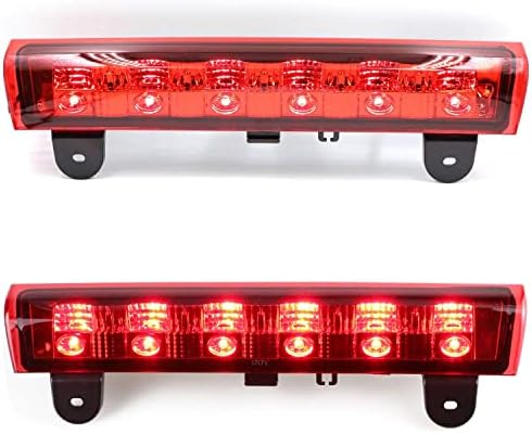 YepWell Third 3rd Brake Tail Light Center High Mount Stop Light LED Replacement fit for 2000-2006 Chevy Suburban Tahoe(Red)