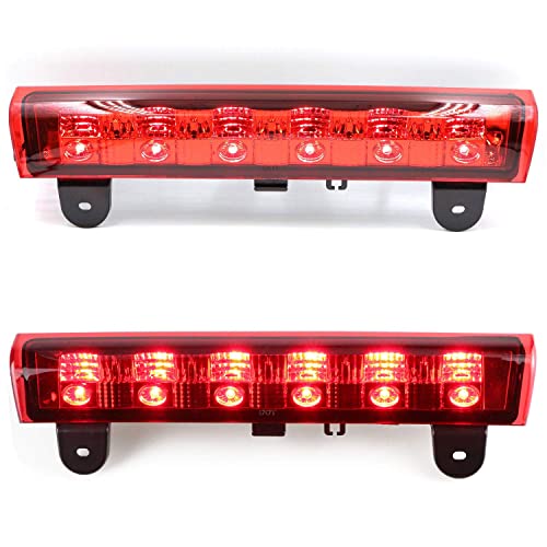Yepwell Third 3Rd Brake Tail Light Center High Mount Stop Light Led Replacement Fit For 2000-2006 Chevy Suburban Tahoe(Red) #TOP23