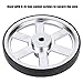 Robot Wheels, 90 Mm Industrial Robot Wheels With Built-In Hubs, 6 Mm D-Shaped Steel Shafts, Can Be Used For Diy Robot Vehicles And Robots Mecanum Wheel Arduino Wheels