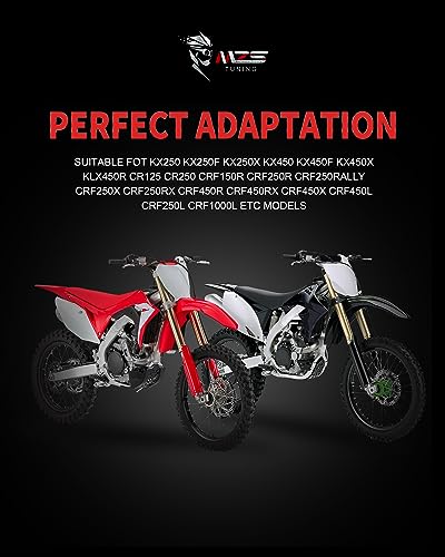 Image of MZS Dirt Bike Foot Pegs for KX250 KX450 KX450F CRF300L CRF450R CRF1000L