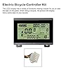 Electric Bicycle Controller Display Kit 22A 36V 48V 550W Brushless Motor Controller LCD Panel Thumb Throttle PAS Sensor Kit for Electric Bicycle Modification Aluminum Alloy Plastic #2