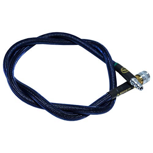 AMPED Airsoft Amped Line | Standard Weave for HPA units like PolarStar, Wolverine, Redline, Backdraft and more! (Dark Purple, 36")