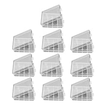 10 Pack AA/AAA Battery Storage Case Holder Box, Hard Plastic Case Holder Storage Box Cover for Rechargeable AA AAA Batteries