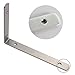 Mellewell 4 PCS Stainless Steel Heavy Duty L-Shaped Corner Braces Joint Angle Bracket Shelf Brackets, 10 x 6 inches, CB8017D-4