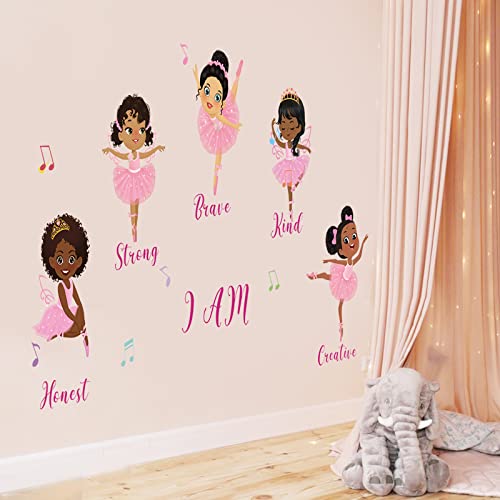 Vinilo decorativo niña bailarina ballet miniatura 3