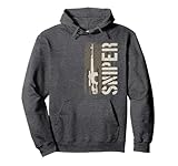 Sniper Hoodie American Flag Military Sharpshooter Gift