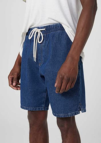 Bermuda Jeans Masculina Taper - Azul G