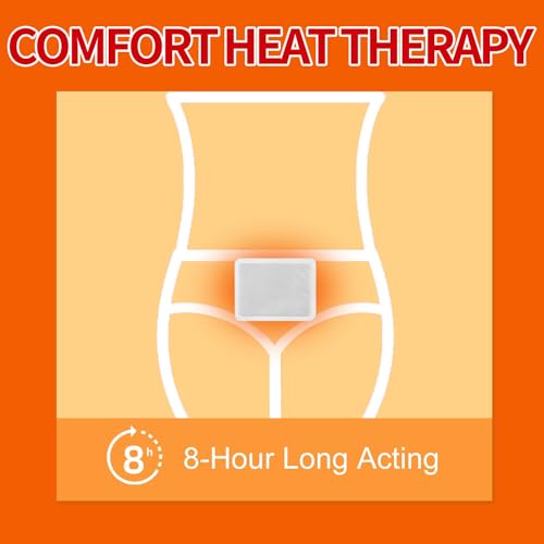 ifory Menstrual Patches, Heat Patches for Menstrual Cramps, Portable Period Cramps Heat Therapy Patches - 6 Pack Hot Compress Warm Wrap, Travel Essentials for Women - Thumbnail 3