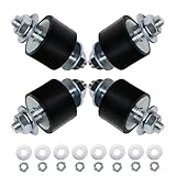 Gummipuffer M8 (30x20mm), 4 Stück - Schwingungsdämpfer für Klimaanlagen, Wärmepumpen, Luftkompressoren, Motoren & Wasserpumpen - Antivibrationsfüße zur Geräusch- und Vibrationsreduzierung