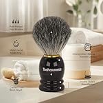 Shaving Brushes Kit For Men, 4 In 1 Shaving Brush Set Includes Badger Hair Shave Brush, Stainless Steel Shaving Bowl, Shaving Stand and Soap - Image 2