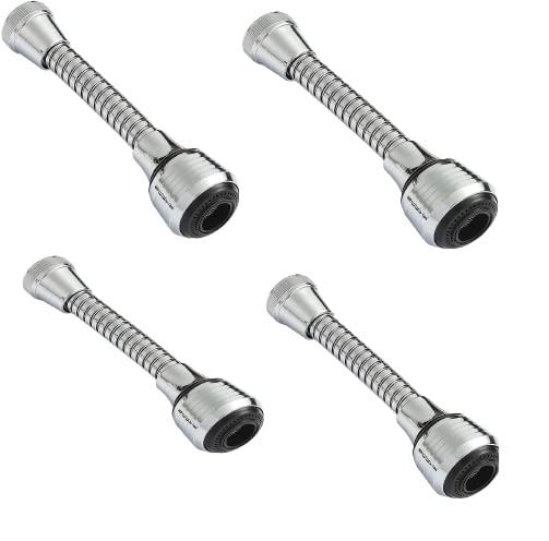 Shivarth Turbo Flex Kitchen Tap Shower Sprinkler,Faucet for Kitchen Sink, Water Tap Extender, Stainless Steel Jet Stream Water Saving Nozzle Filter Adapter (6 Inch) (Turbo Flex 4Pcs) (B09SDWNDTJ) Amazon Price History, Amazon Price Tracker
